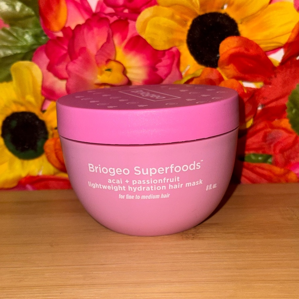 Briogeo Superfoods Acai & Passionfruit Pink Hair Mask
